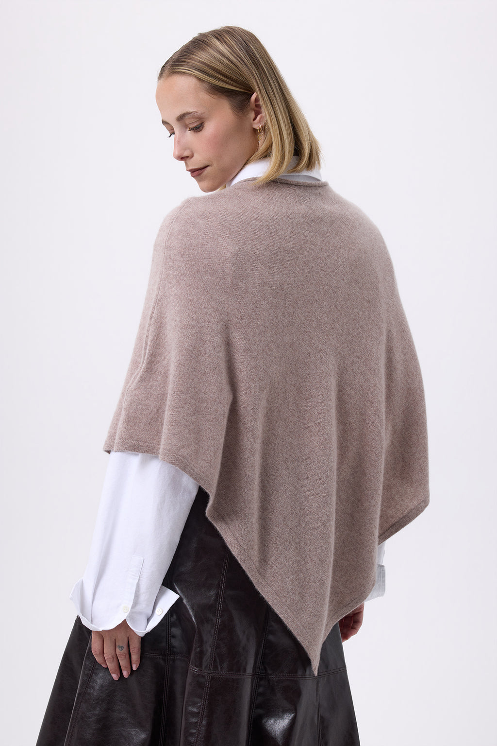 Cape Poncho F Zarina - Taupe - Femme