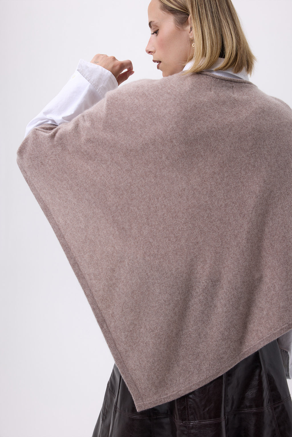 Cape Poncho F Zarina - Taupe - Femme