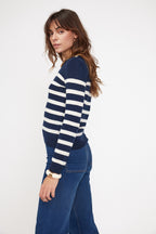 Jersey Marinero Zarol - Azul Marino Blanco