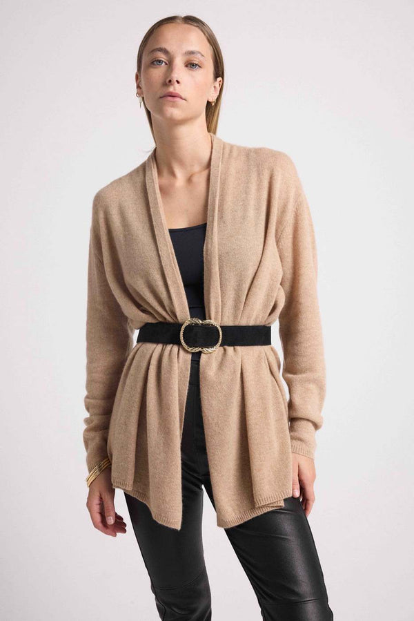 Gilet Tube Zassia - Beige Crème - Femme