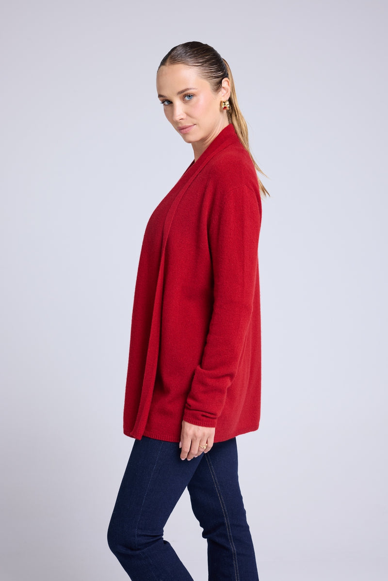 Gilet Tube Zassia - Rouge Bordeau