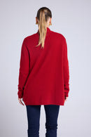 Gilet Tube Zassia - Rouge Bordeau
