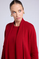 Gilet Tube Zassia - Rouge Bordeau