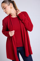 Gilet Tube Zassia - Rouge Bordeau