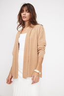 Gilet Tube Zassia - Beige - 100% Cashmere Oeko-Tex - Woman