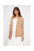 Gilet Tube Zassia - Beige - 100% Cashmere Oeko-Tex - Woman