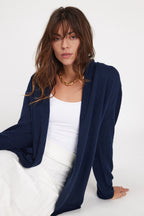 Zassia Tube Cardigan - Navy Blue