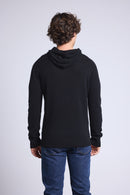 Zazou Hooded Sweatshirt - Black - Men