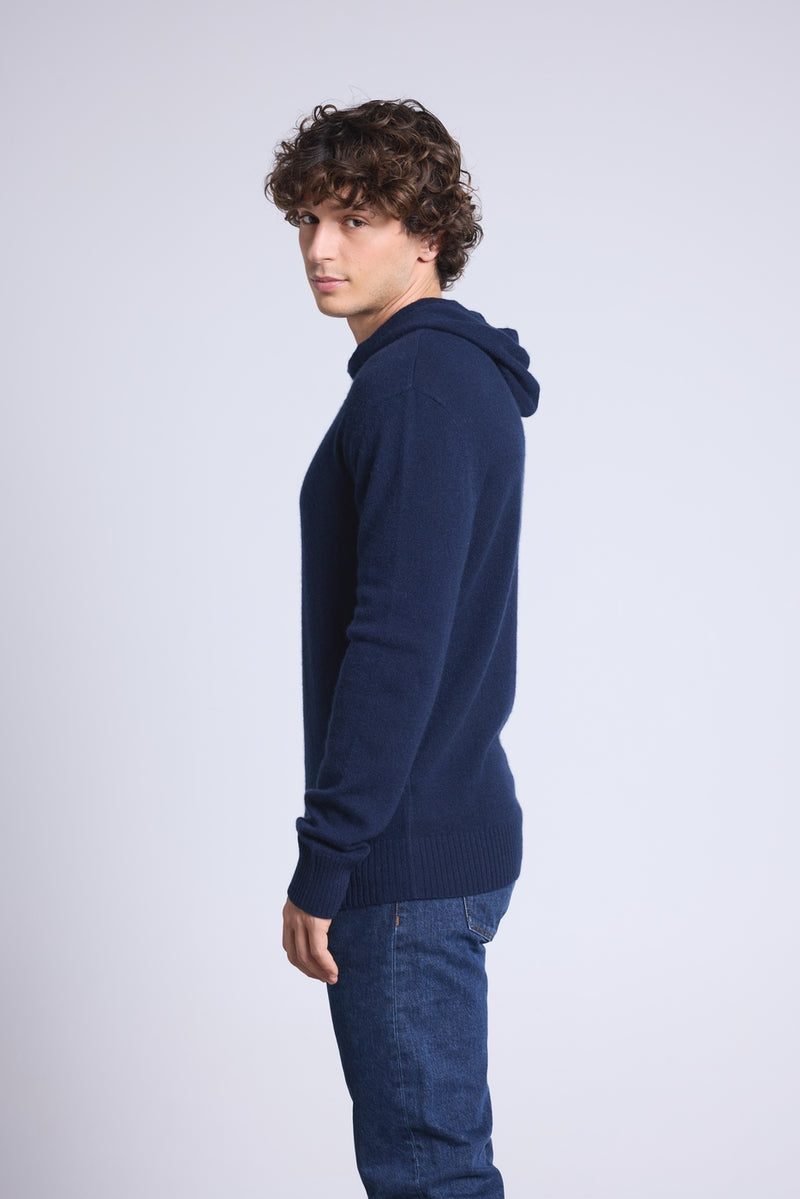 Sweat A Capuche Zazou - Bleu Marine - Homme