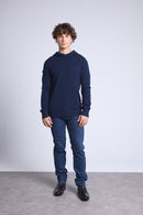Sweat A Capuche Zazou - Bleu Marine - Homme