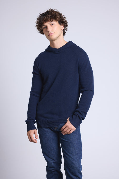 Sweat A Capuche Zazou - Bleu Marine - Homme
