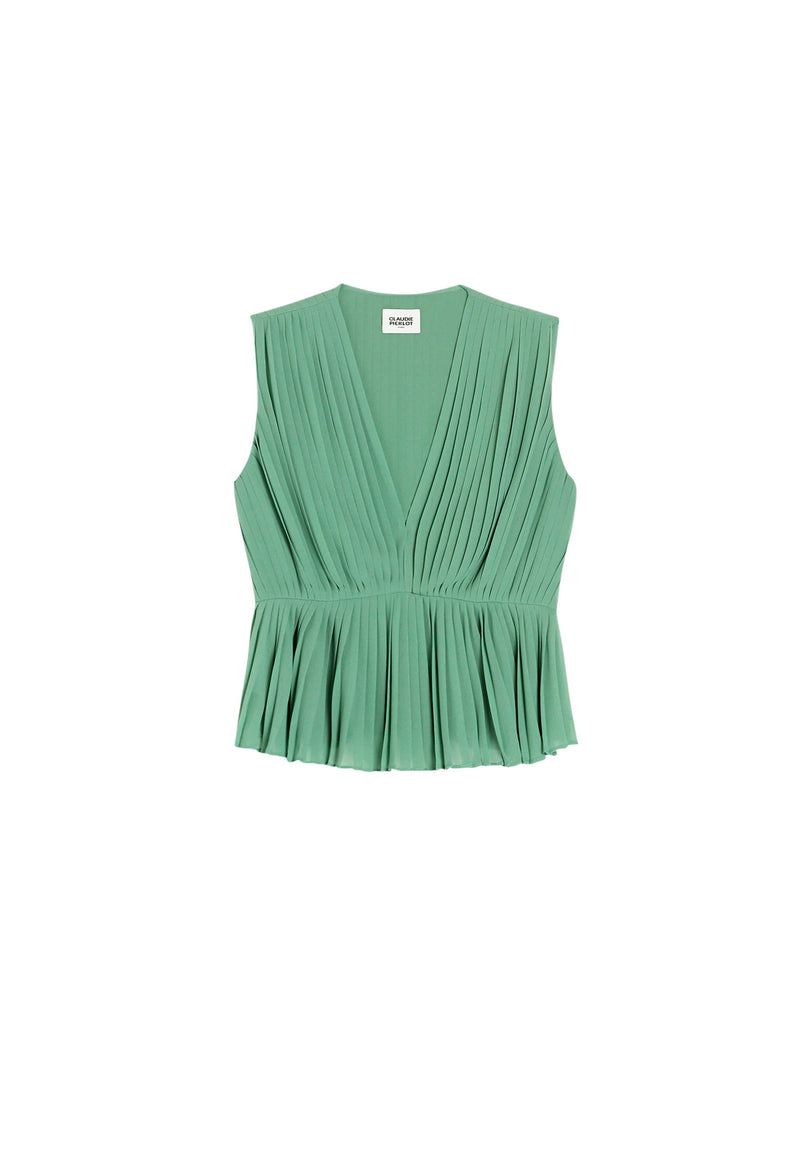 Claudie Pierlot - Top - Bary - Wasabi