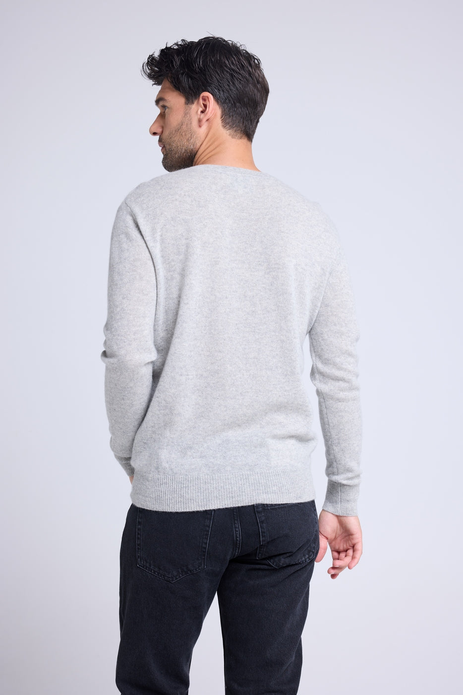 Jersey de Cuello Redondo Love Heritage Zemir - Gris Claro Rojo