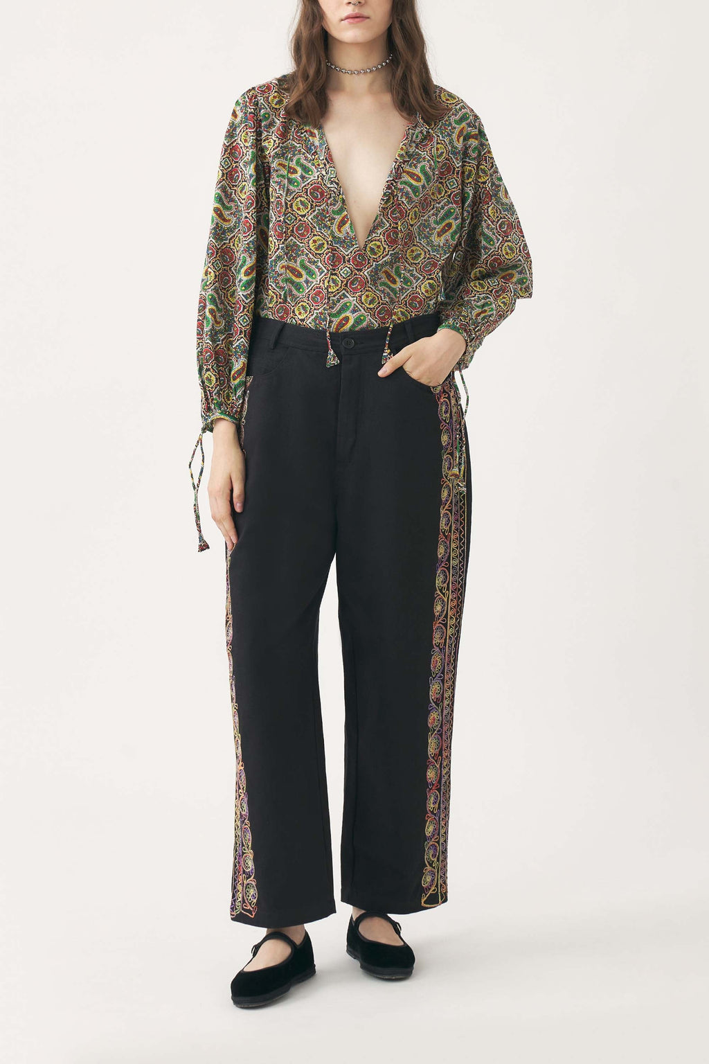 Blouse Zena - Vert
