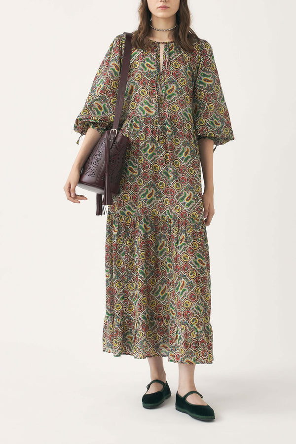 Zena Long Dress - Green