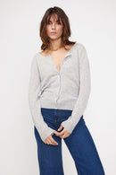 Pull Col Cheminée Zenia - Gris Clair