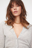 Pull Col Cheminée Zenia - Gris Clair