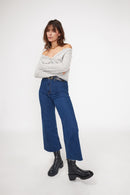 Pull Col Cheminée Zenia - Gris Clair