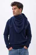 Oversized Bandana Triangle – Brushed Cashmere Bandana Zeno - Bleu Marine - Homme