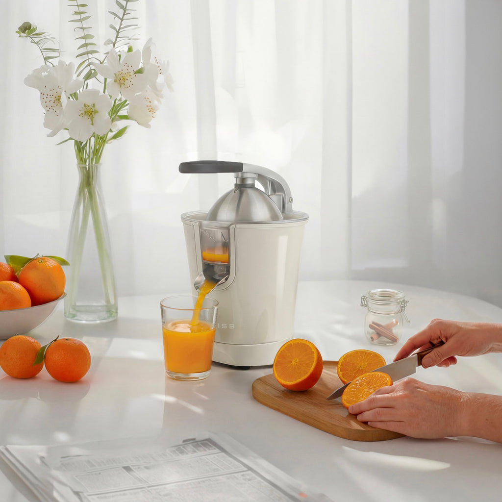 Electric Citrus Press - Beige