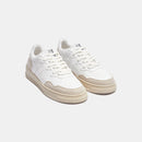 Zapatillas blancas. Zapatillas veganas de la marca Zèta.