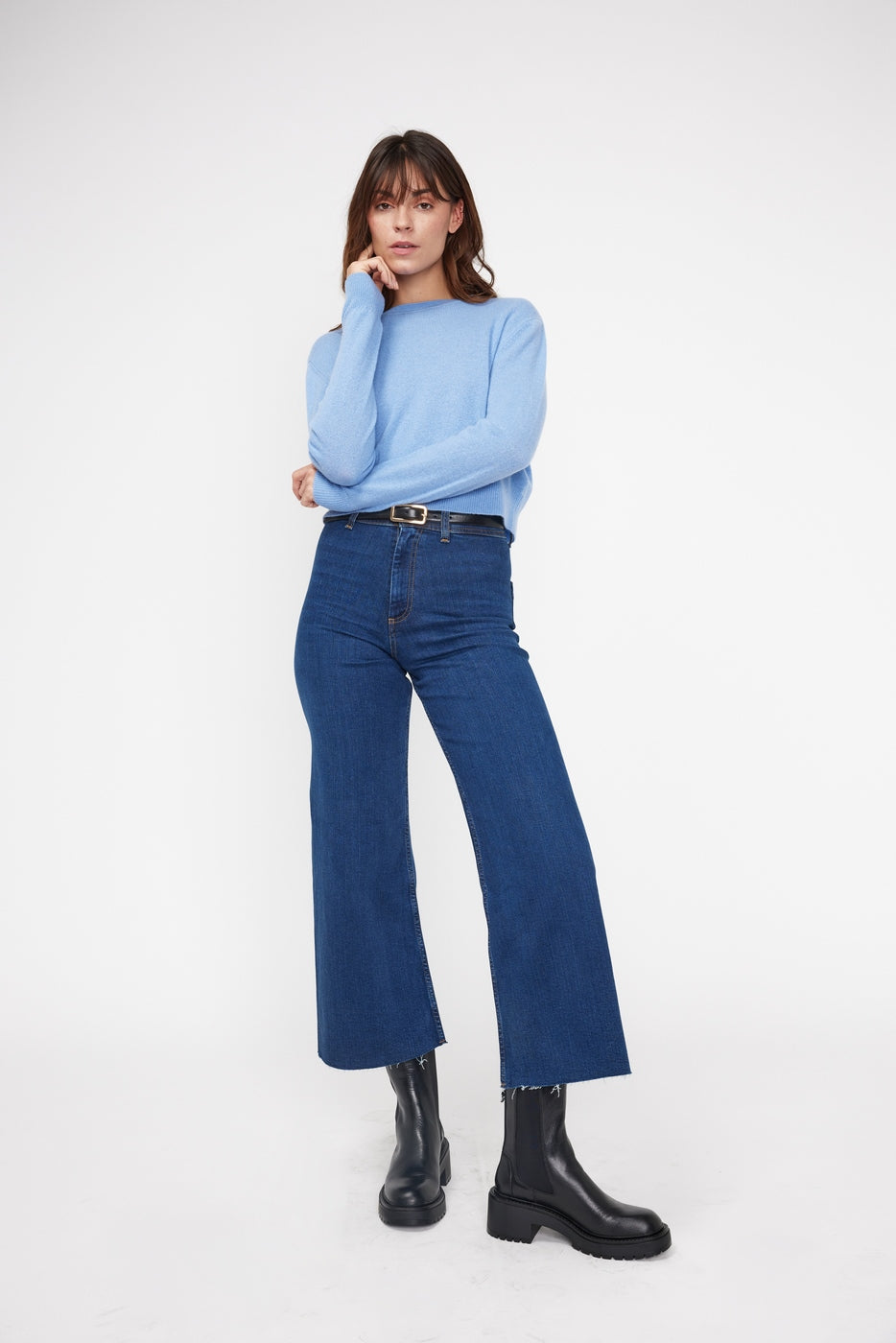 Pull Boxy Zia - Celeste
