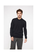 Pull Col Polo Zidane - Noir - 100% Cachemire Oeko-Tex - Homme