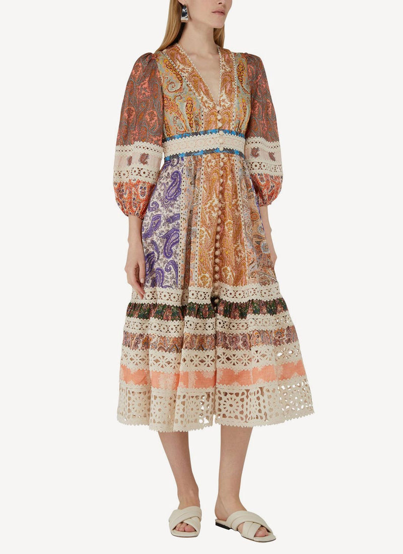 Zimmermann - Robe - Orange - Femme