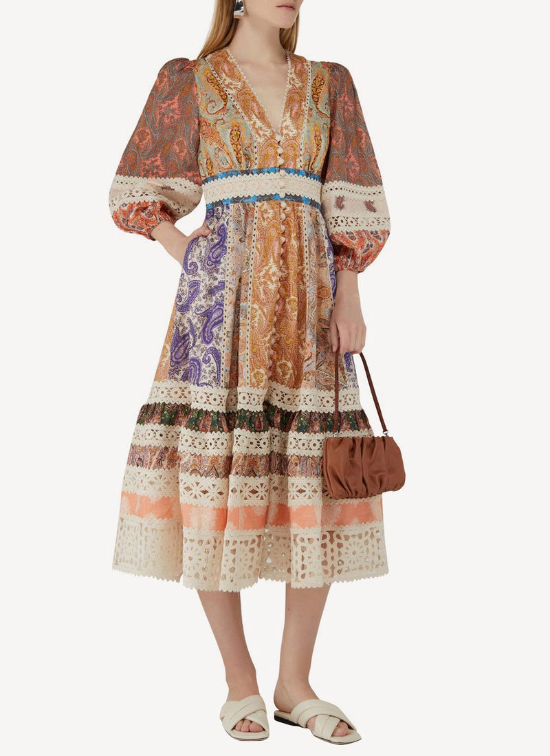 Zimmermann - Robe - Orange - Femme