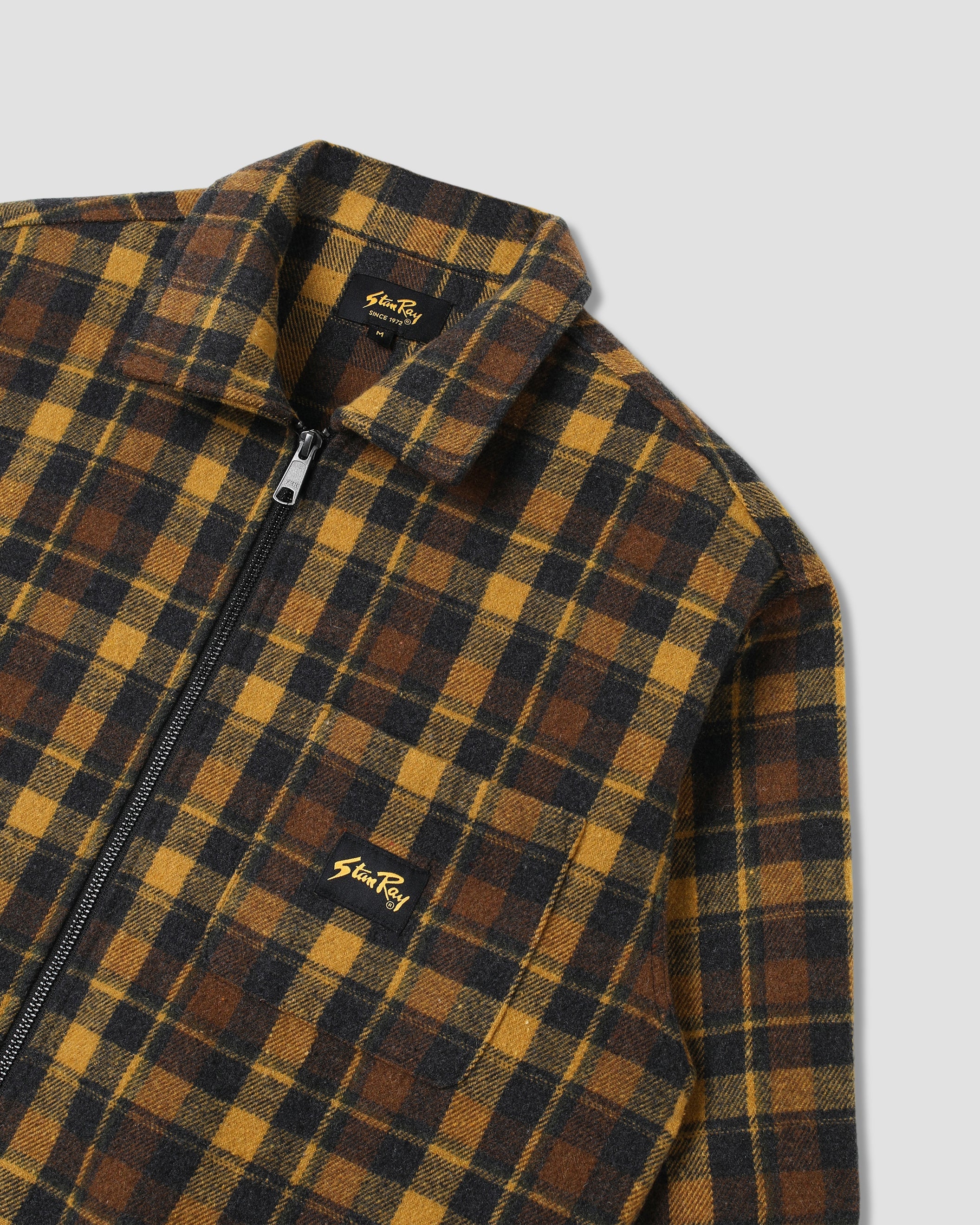 Zip Shirt - Acorn Plaid