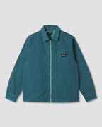Zip Shirt - Blue/Teal Hickory