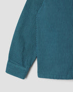 Zip Shirt - Blue/Teal Hickory