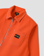 Zip Shirt - Faded Red Bedford