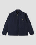 Camisa con cremallera - Azul marino Bedford