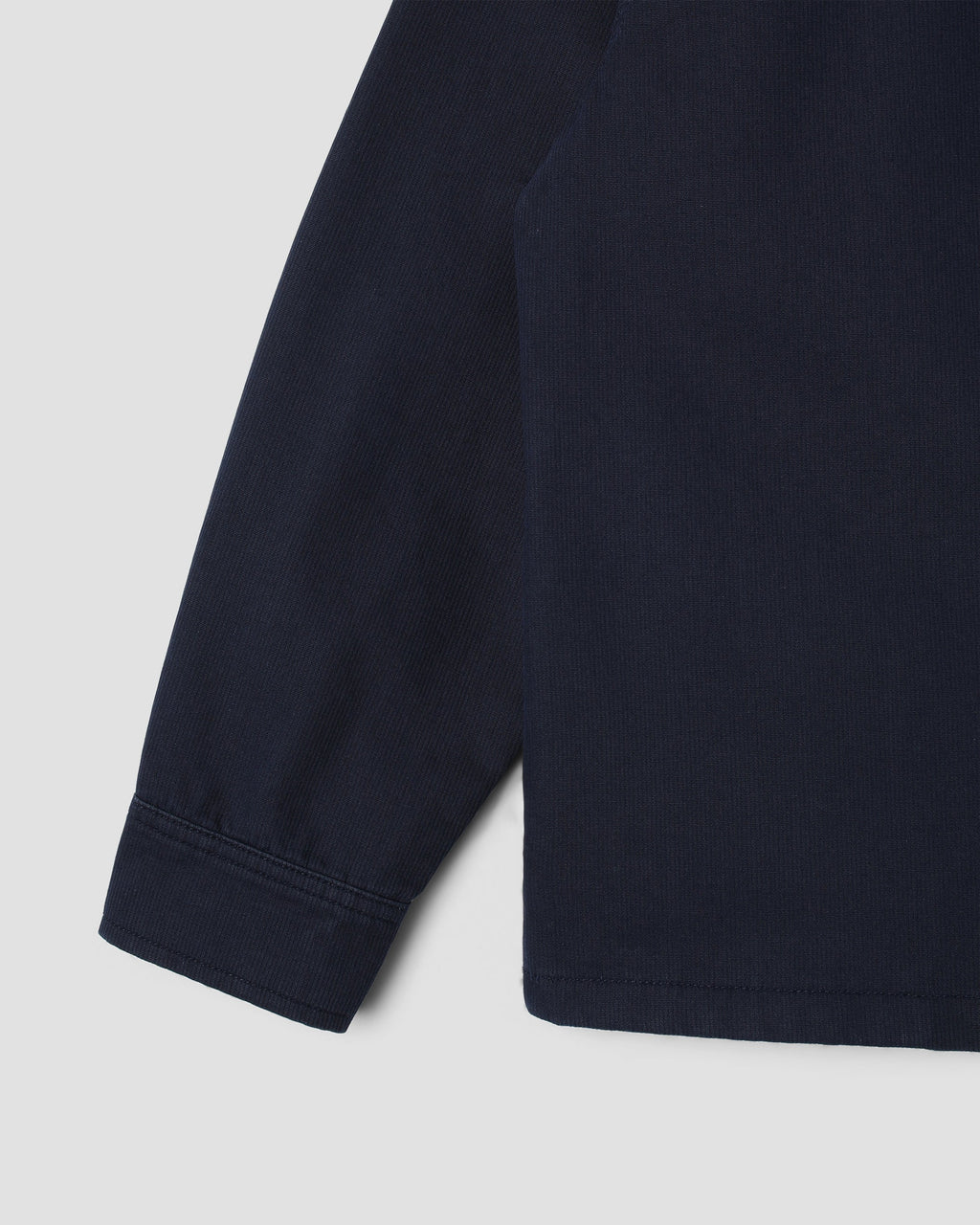 Camisa con cremallera - Azul marino Bedford