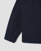 Camisa con cremallera - Azul marino Bedford
