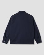Camisa con cremallera - Azul marino Bedford