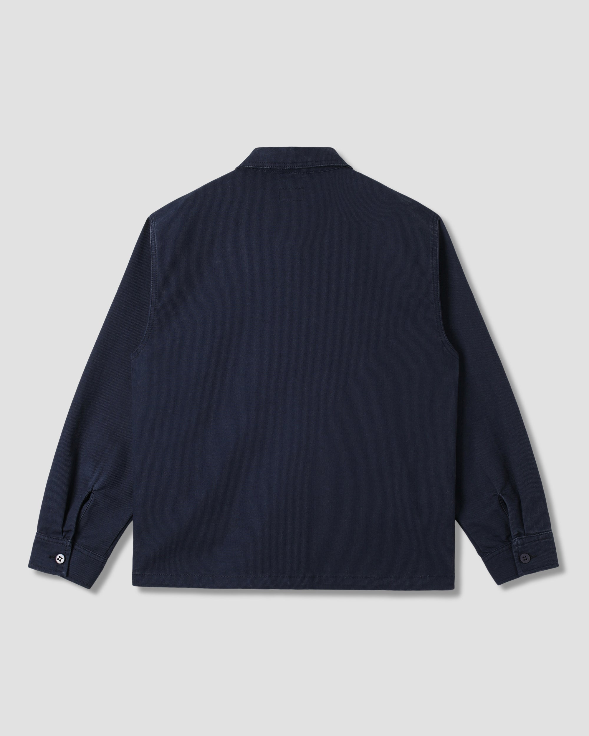 Camisa con cremallera - Azul marino Bedford