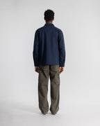 Camisa con cremallera - Azul marino Bedford