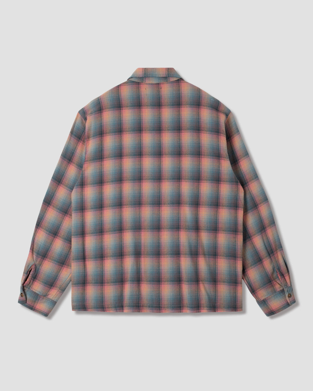 Zip Shirt - Pink/Teal Plaid