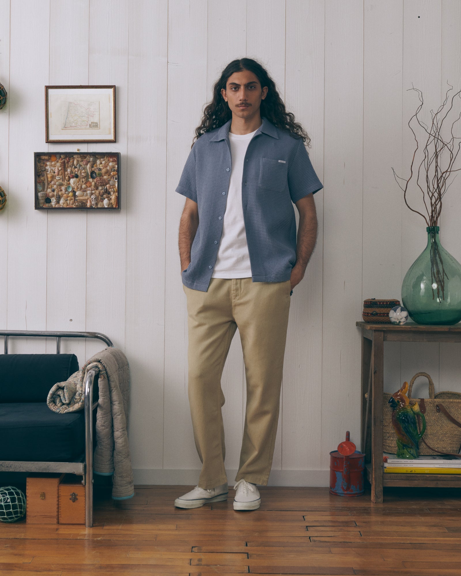 "Waffle Cotton" Germain Shirt