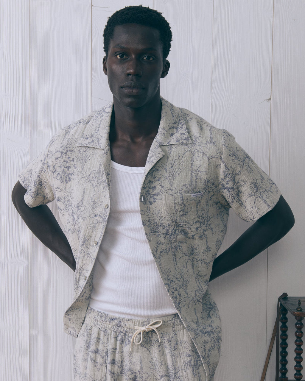 Chemise "Jacquard" Palm Tree Germain