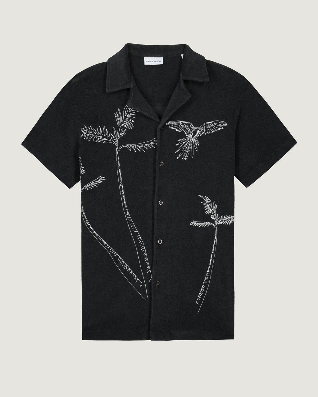 "Palm Tree" Germain Terrycloth Polo
