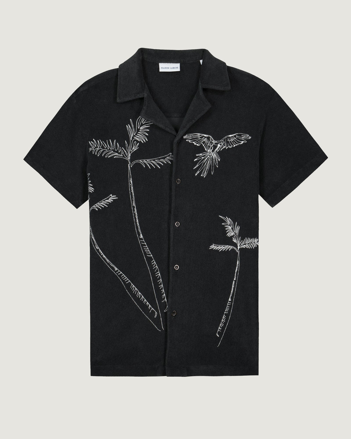 "Palm Tree" Germain Terrycloth Polo