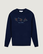 "Ski Dog" Grand Stag Wool Sweater