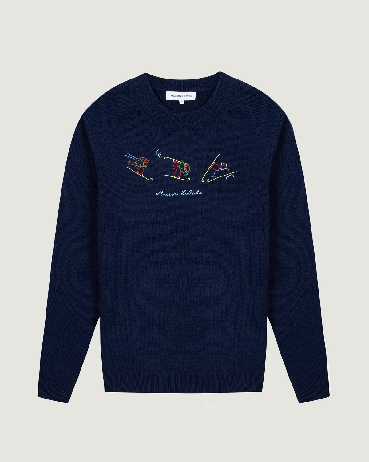 "Ski Dog" Grand Stag Wool Sweater
