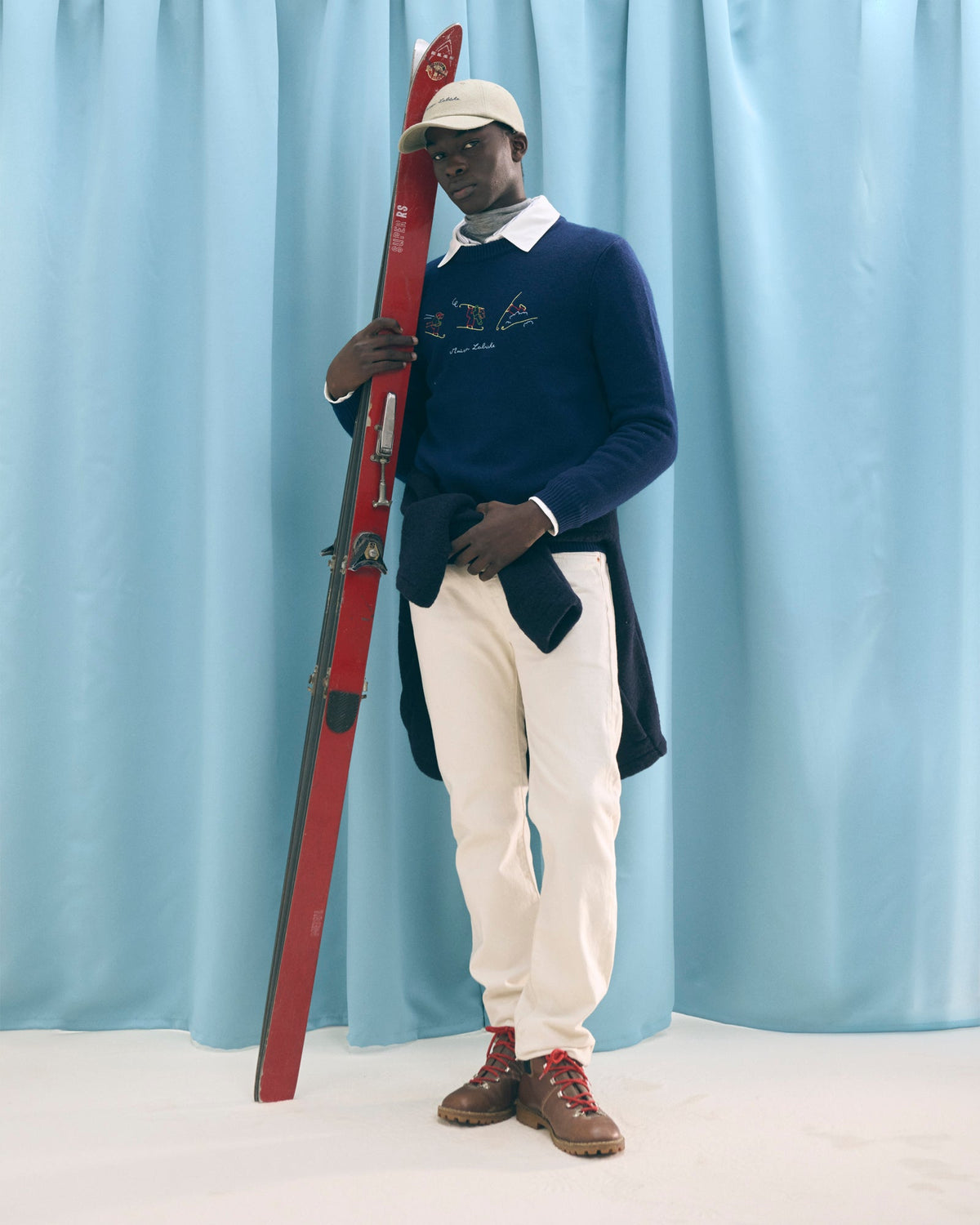 "Ski Dog" Grand Stag Wool Sweater