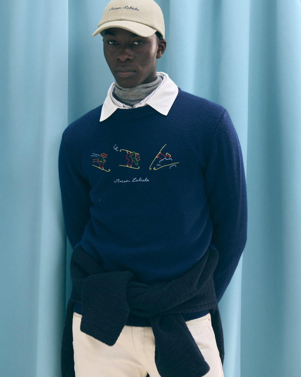 "Ski Dog" Grand Stag Wool Sweater