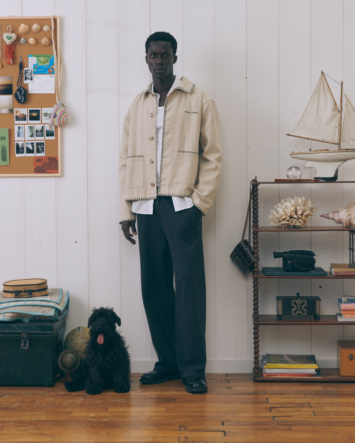 Chaqueta Sailing Boat "Linen And Cotton" Lemonnier
