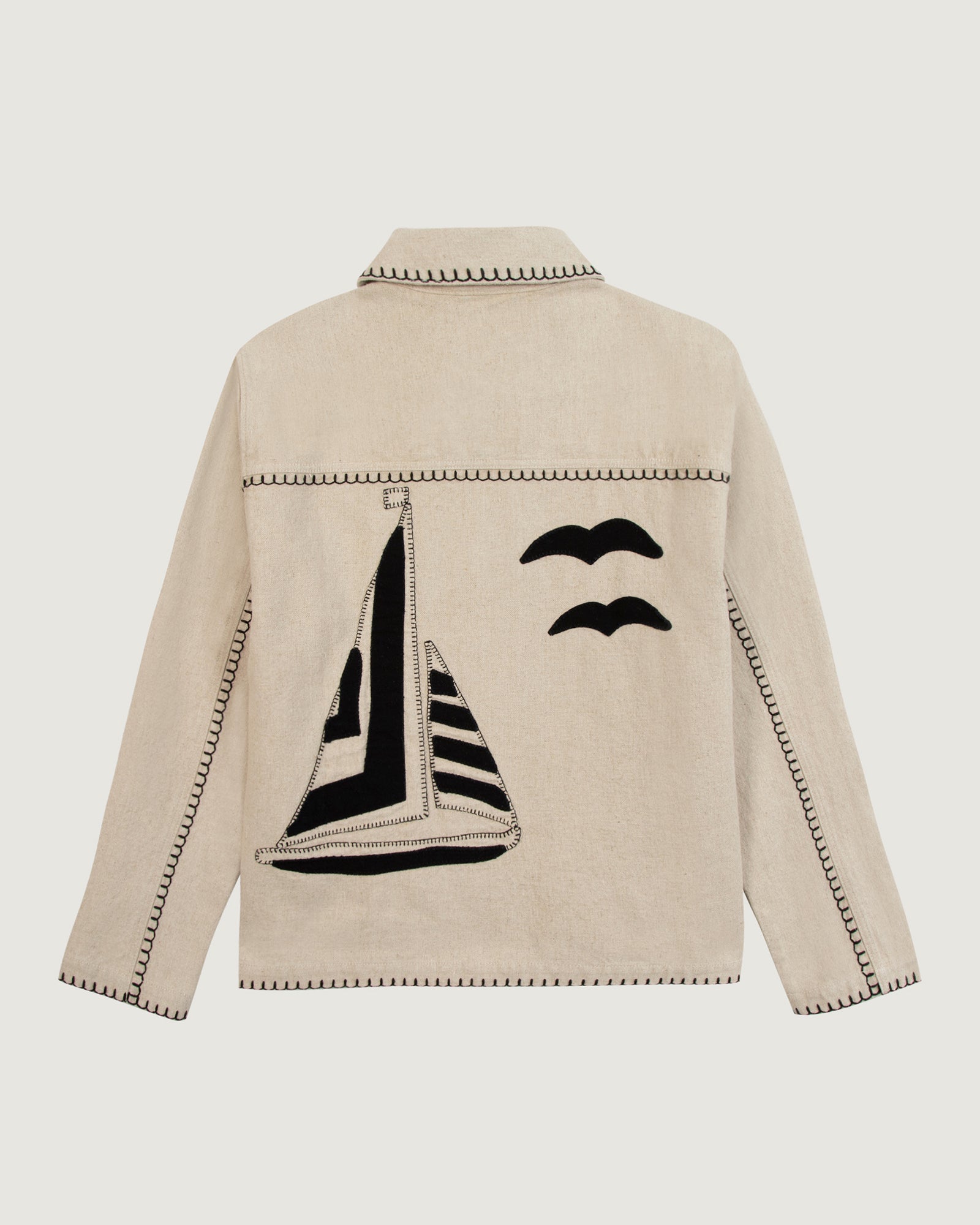 Chaqueta Sailing Boat "Linen And Cotton" Lemonnier
